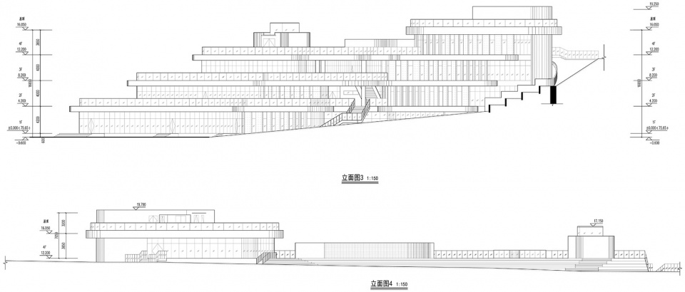 立面图2 changsha nanya middle school