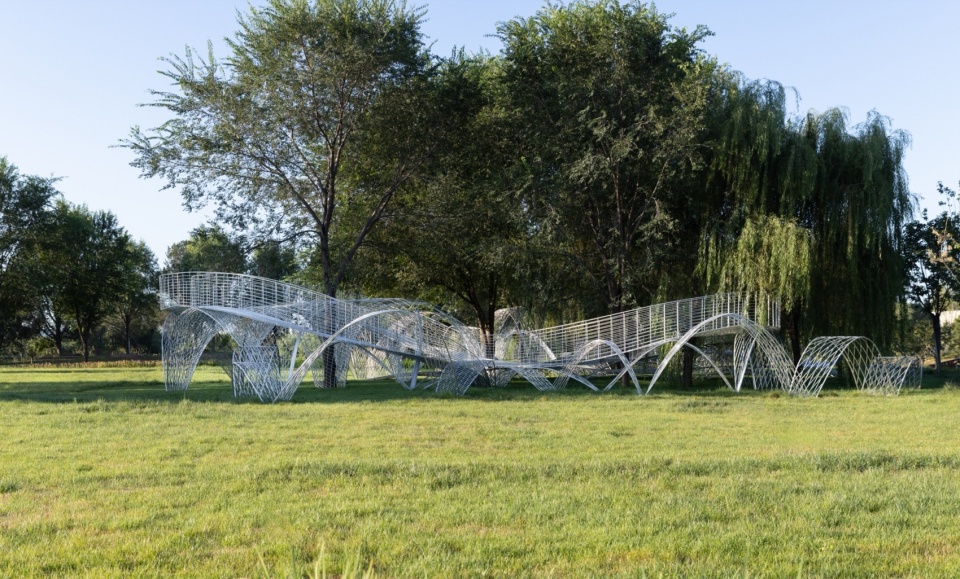 Beijing yongding park open air concept art museum