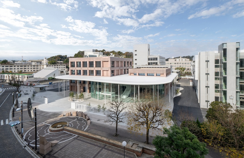 campus center kanagawa dental university by atelier meme