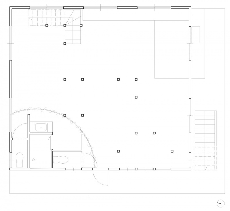 commercial space in minato by roovice