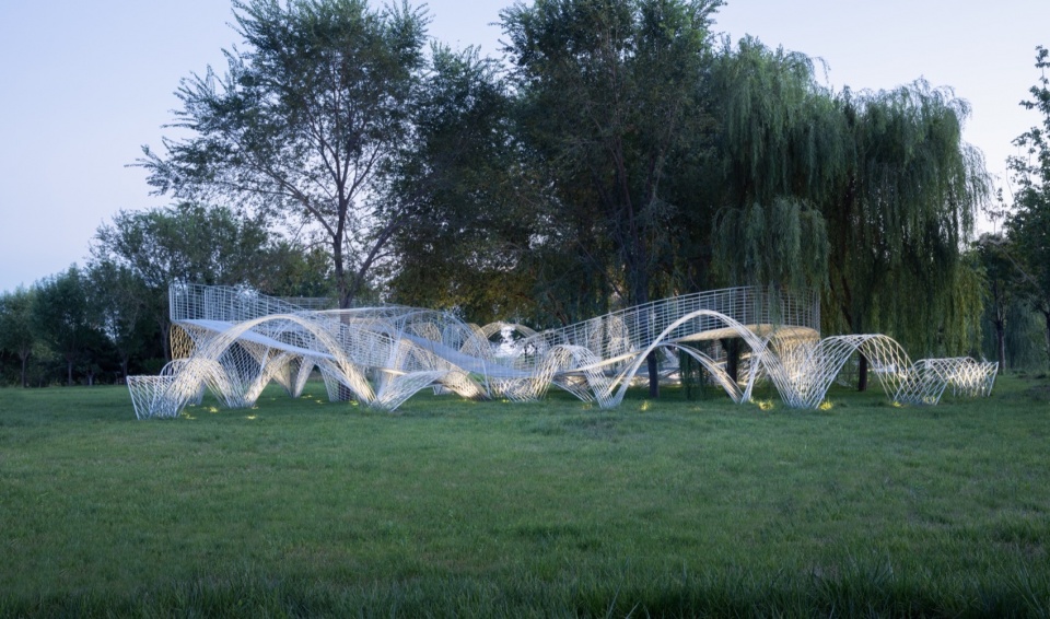 Beijing yongding park open air concept art museum