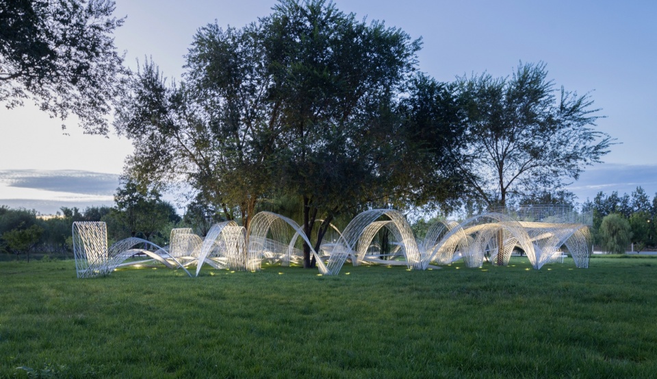Beijing yongding park open air concept art museum