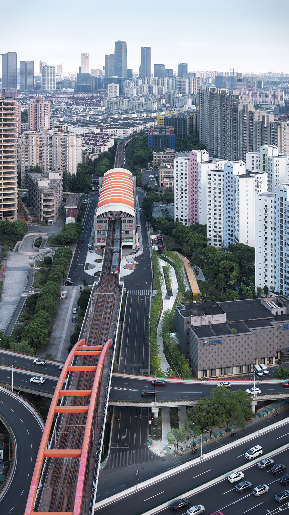 caoxi road pocket park shanghai by viascape design