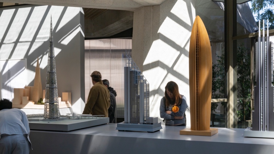 the vertical city exhibition by foster partners