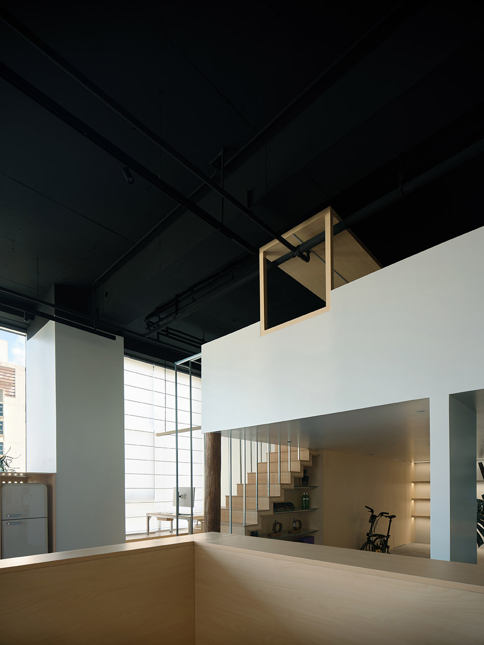 sunset signal office space by point depth design