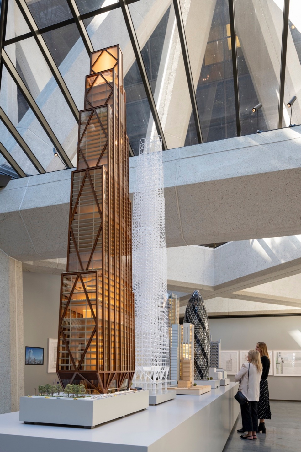 the vertical city exhibition by foster partners