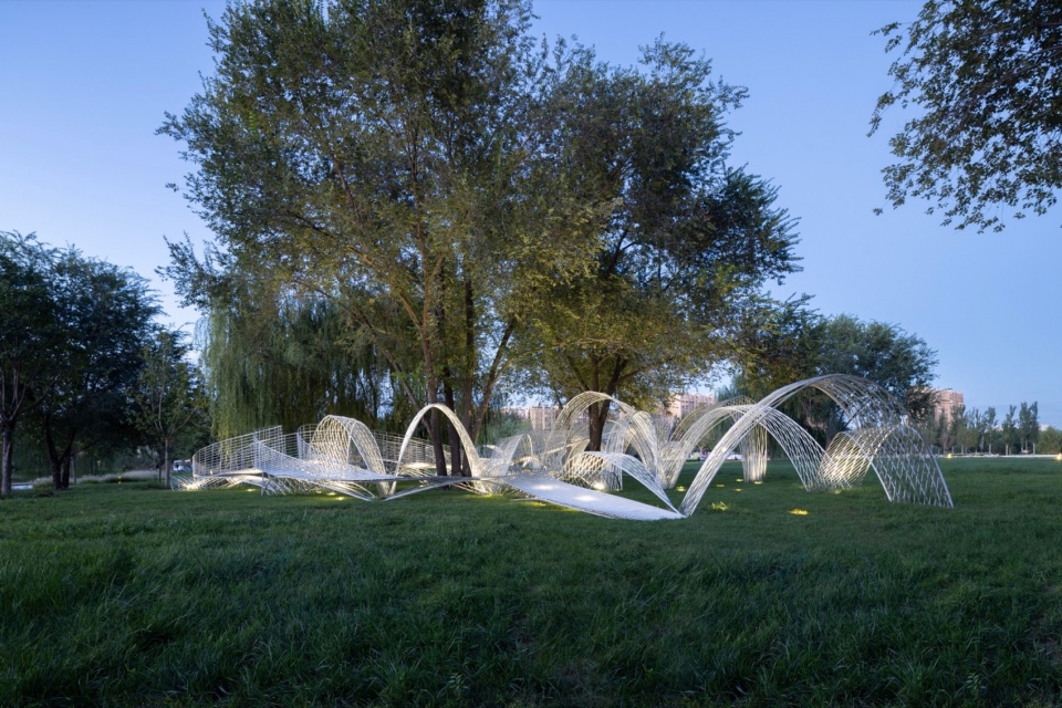 Beijing yongding park open air concept art museum