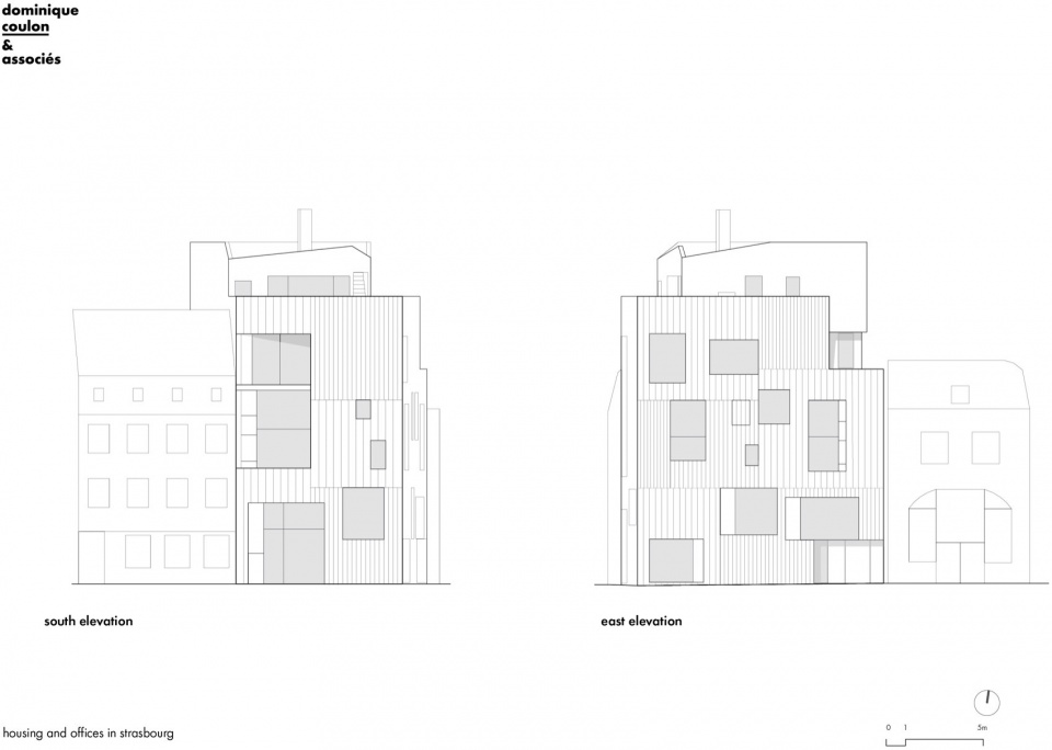Mixed use building in Strasbourg Dominique Coulon Associes