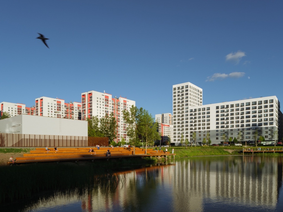 Revitalisation of Tikhoye lake by Novascape Brusnika Design