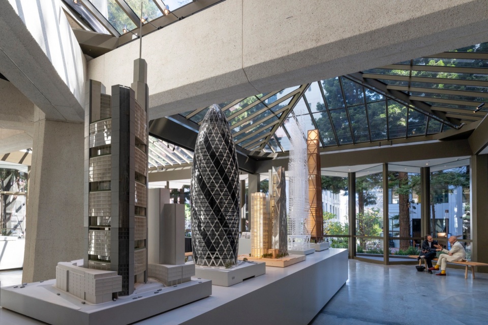 the vertical city exhibition by foster partners