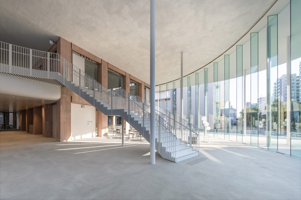 campus center kanagawa dental university by atelier meme
