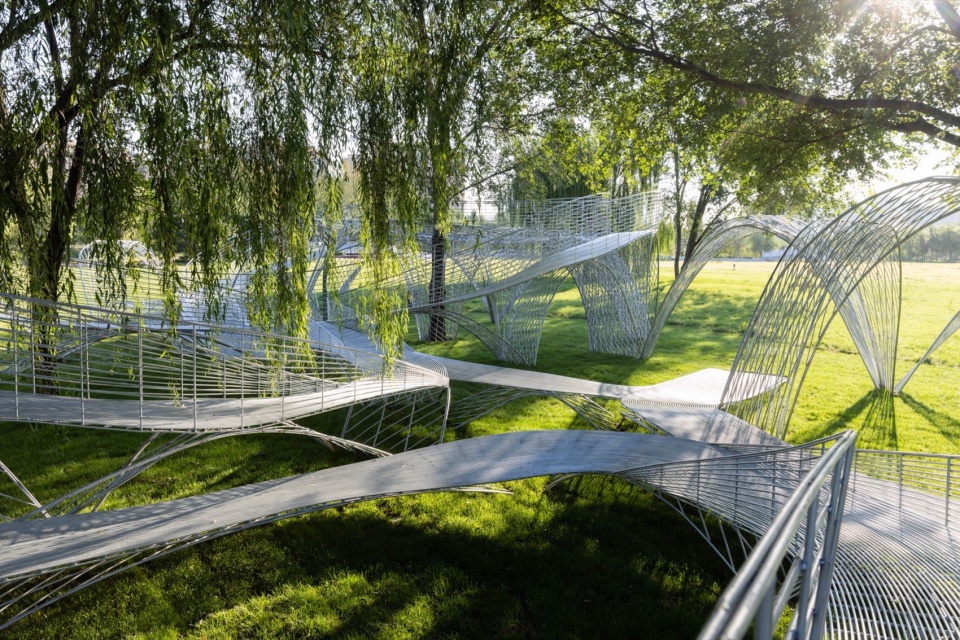 Beijing yongding park open air concept art museum