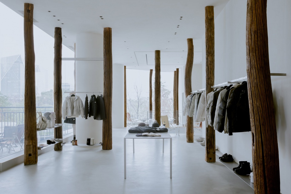 snow peak taikoo li store by kooo architects