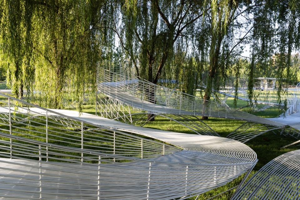 Beijing yongding park open air concept art museum