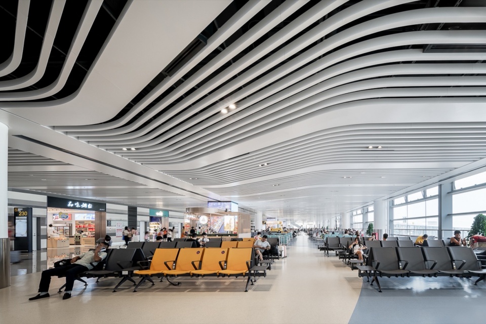 Yantai Penglai International Airport Terminal 2 China by CSWADI Aedas Shanghai New Era Airport Design and Research Institute