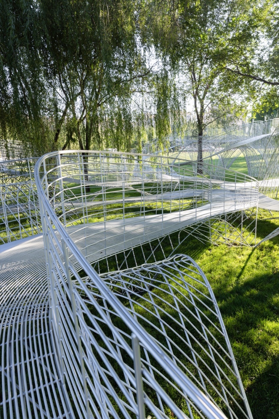 Beijing yongding park open air concept art museum