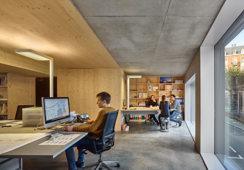 Mixed use building in Strasbourg Dominique Coulon Associes