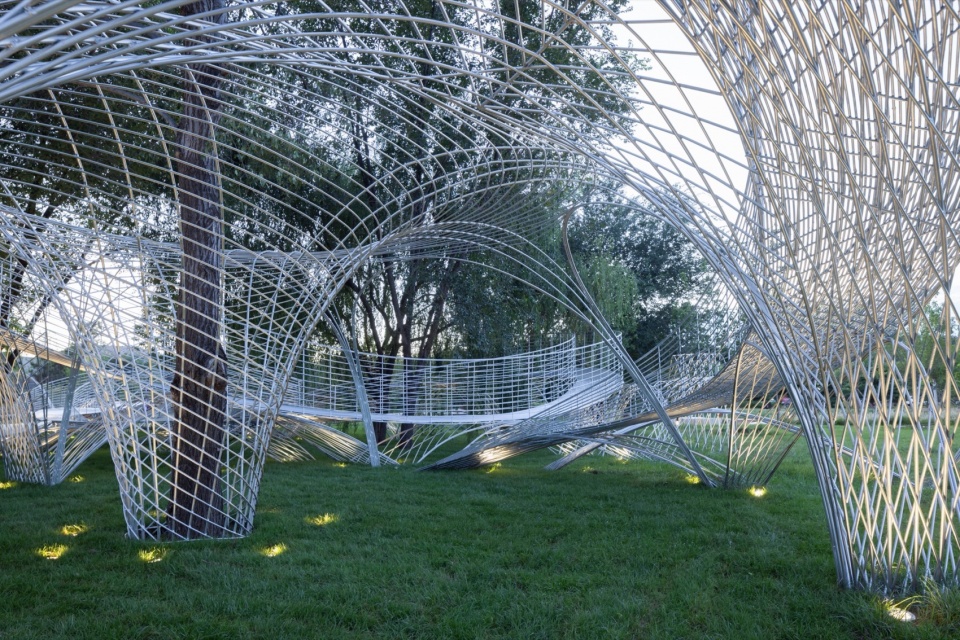 Beijing yongding park open air concept art museum