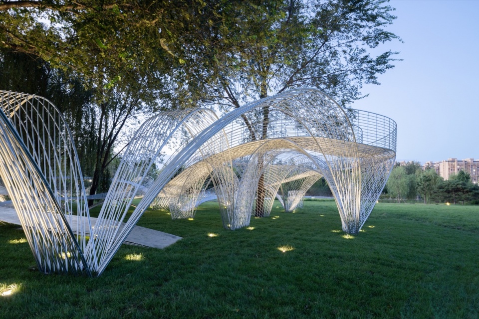 Beijing yongding park open air concept art museum