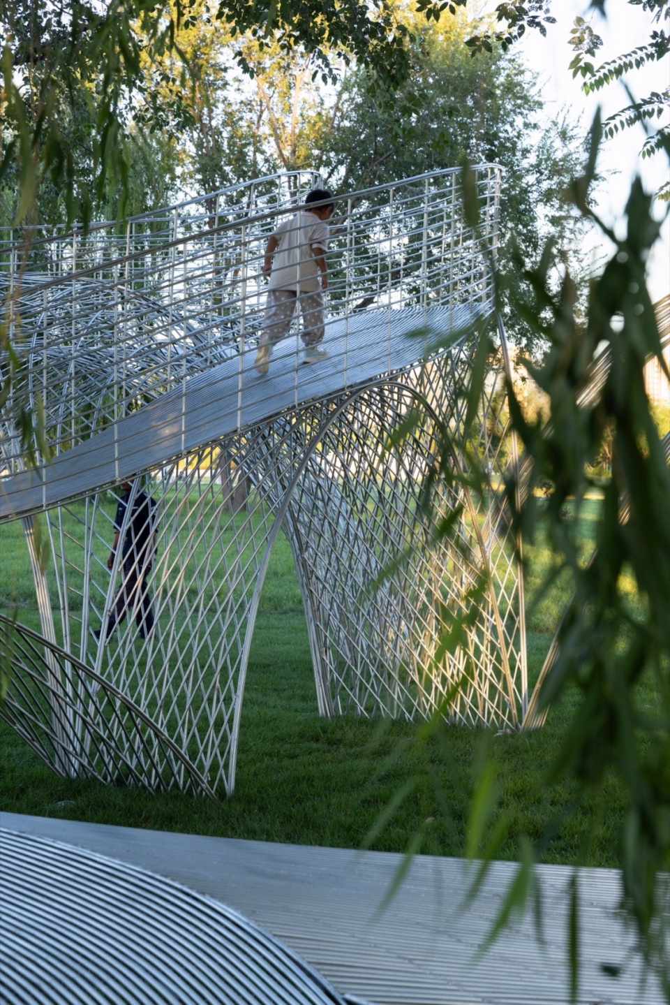 Beijing yongding park open air concept art museum