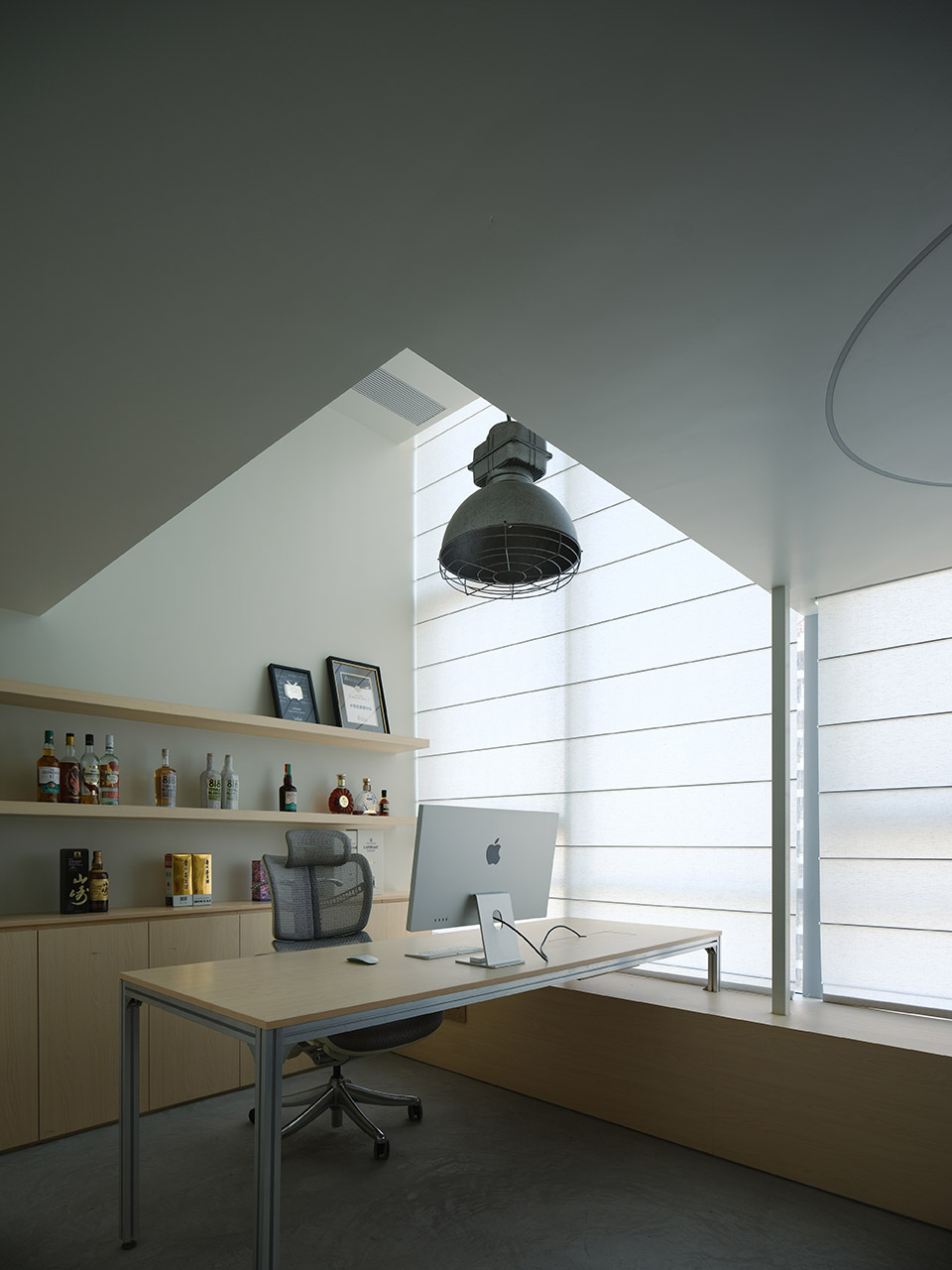 sunset signal office space by point depth design