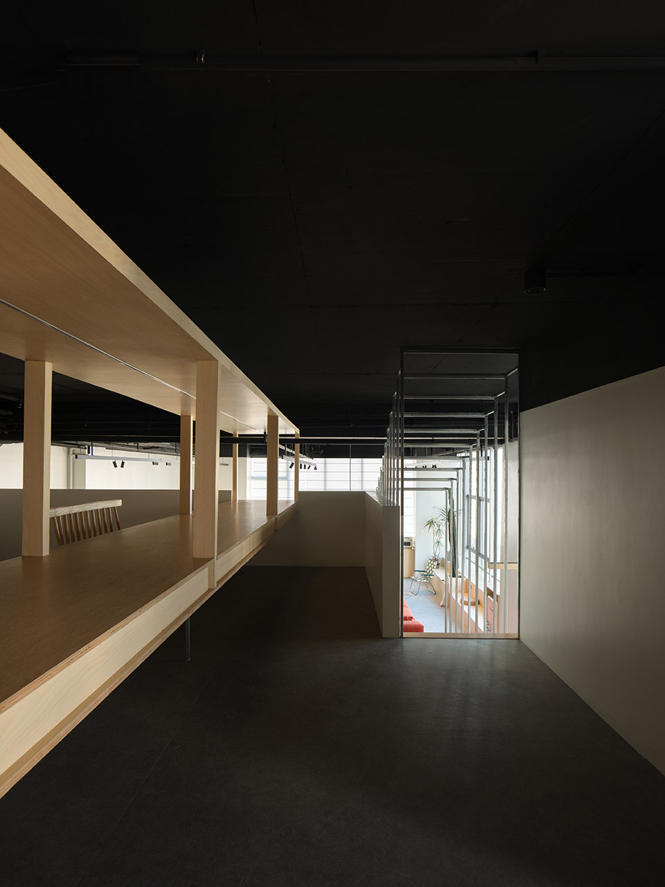 sunset signal office space by point depth design