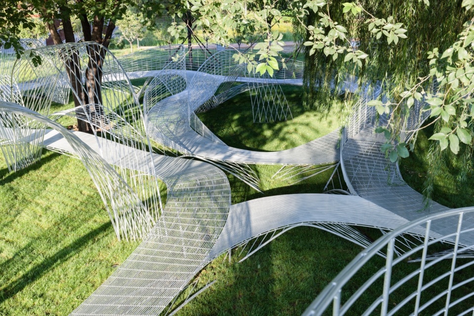 Beijing yongding park open air concept art museum