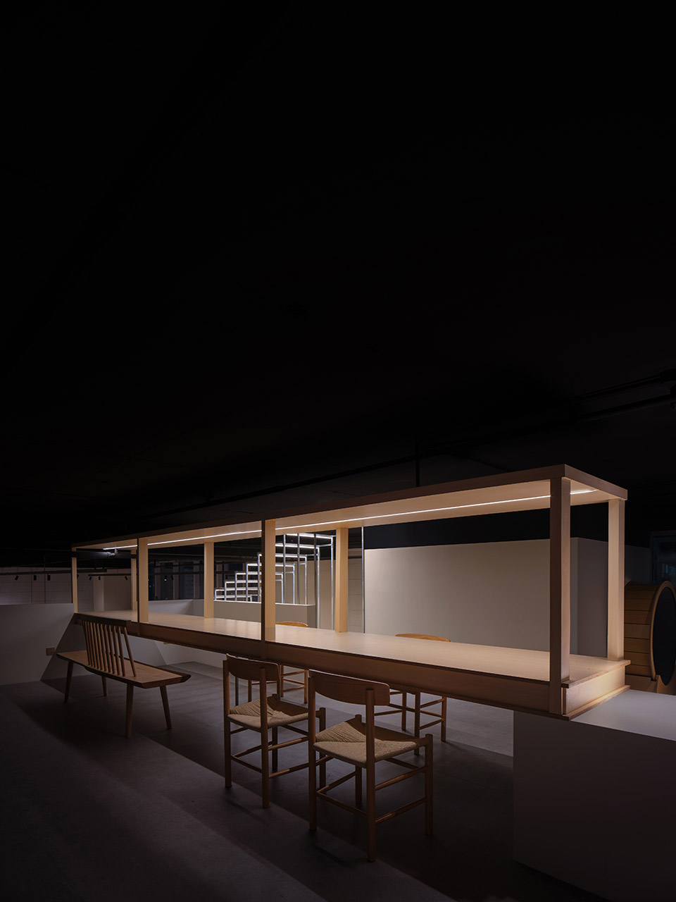 sunset signal office space by point depth design