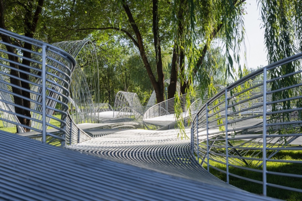 Beijing yongding park open air concept art museum