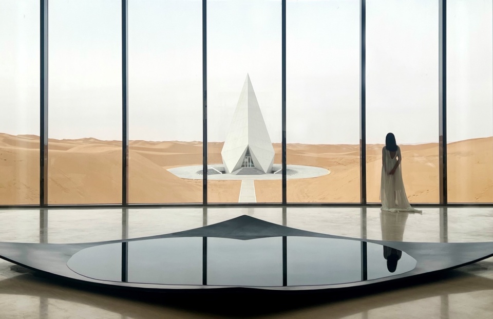 ZhongWei Desert Diamond Hotel by SHUISHI Micron Architects