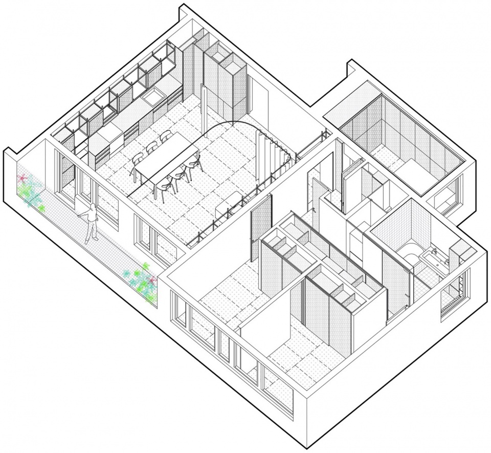 Architects Apartment by RDTH architekti