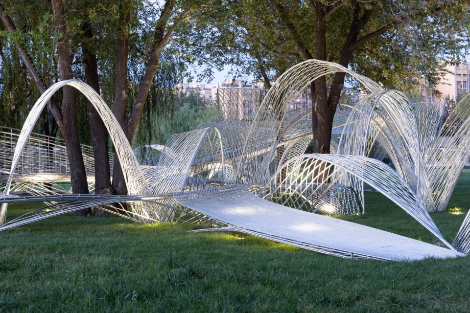 Beijing yongding park open air concept art museum