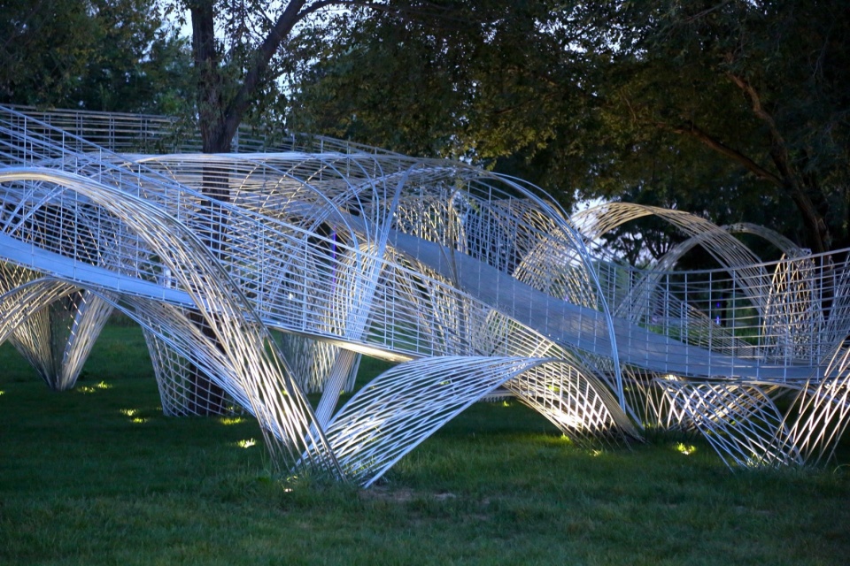 Beijing yongding park open air concept art museum