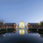 The kindergarten next to the old warehouses by URBANUS