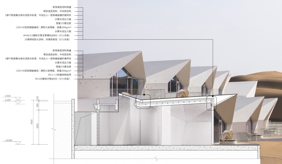 ZhongWei Desert Diamond Hotel by SHUISHI Micron Architects