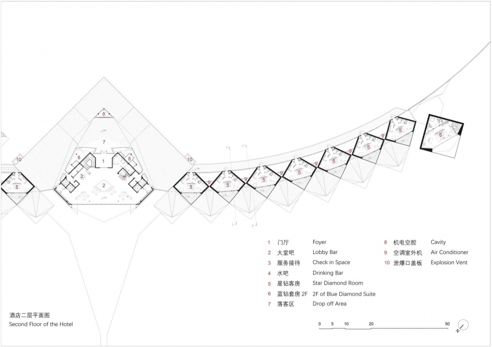 ZhongWei Desert Diamond Hotel by SHUISHI Micron Architects