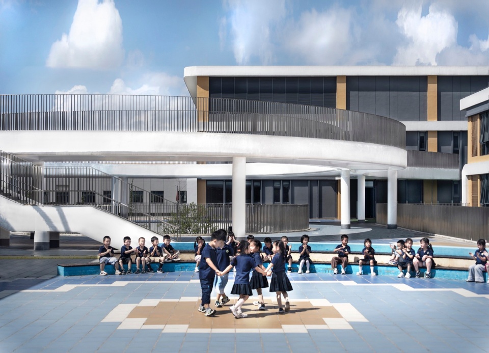 二层欢乐剧场© 张坤 ingyuan kindergarten