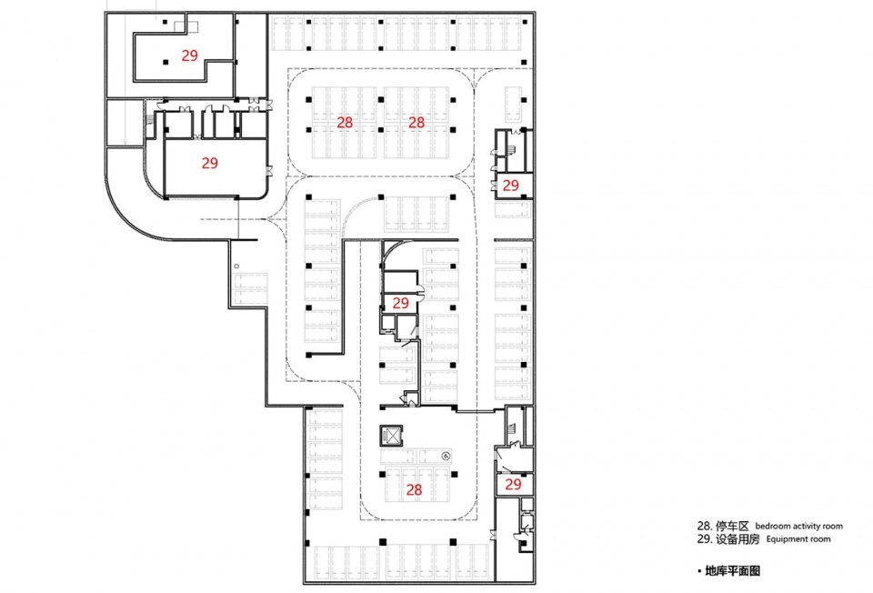 地下一层平面图© 启迪设计 ingyuan kindergarten