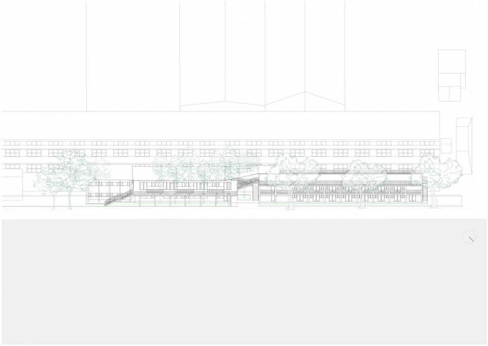 Temporary Office Building on Guangde Road for Civil Service Dock Land Base
