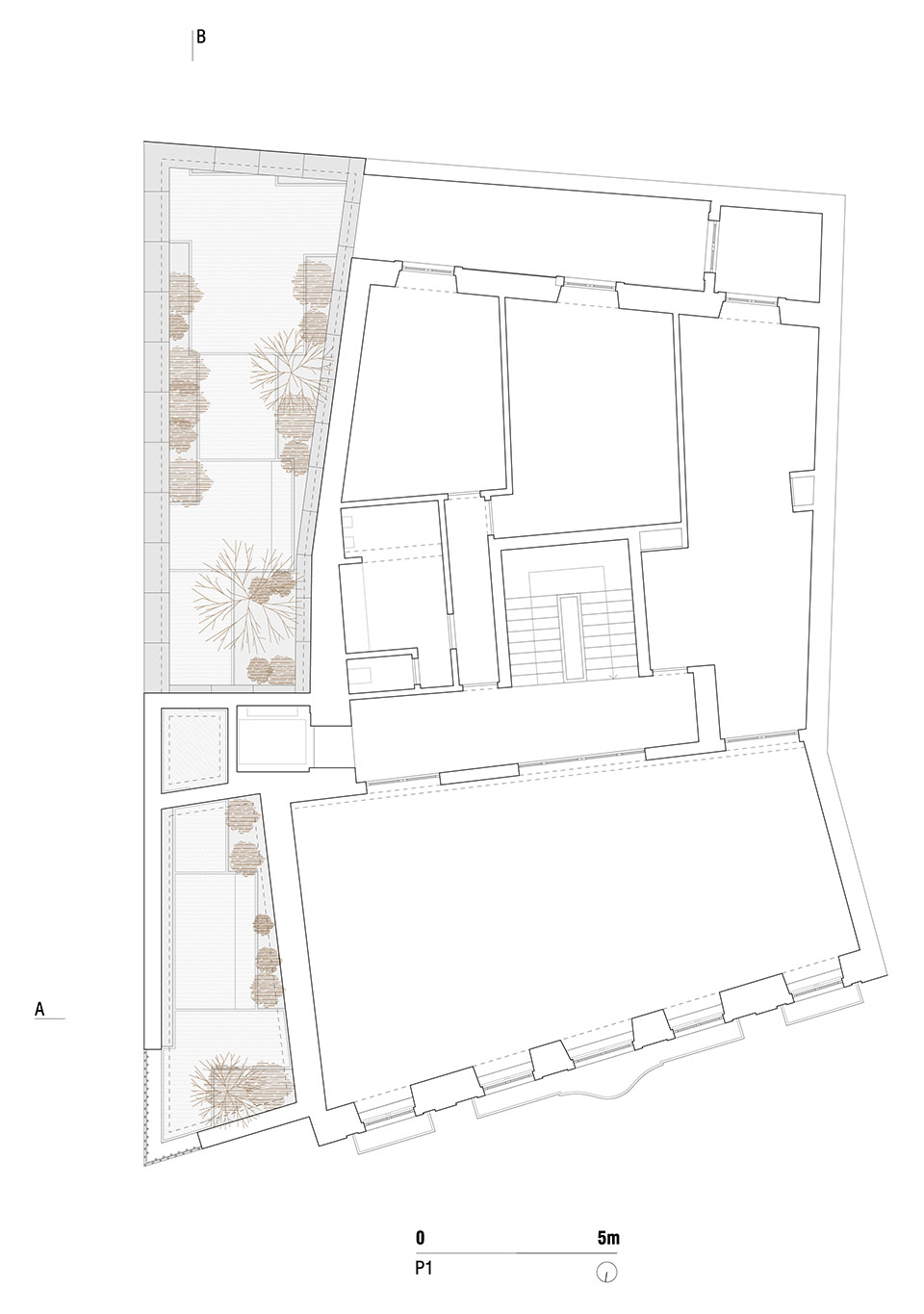 montijo municipal gallerys garden by bak gordon arquitectos rm arquitectura
