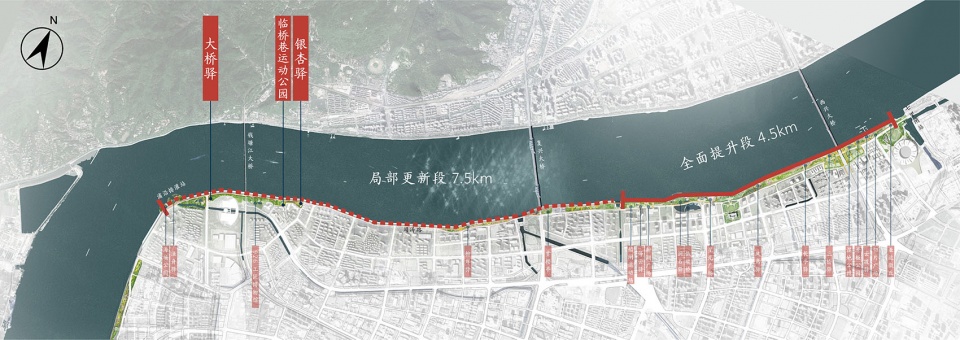 总图 the yinxing station the daqiao station