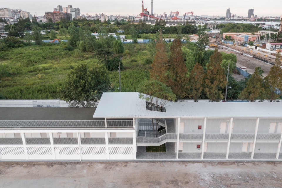 Temporary Office Building on Guangde Road for Civil Service Dock Land Base