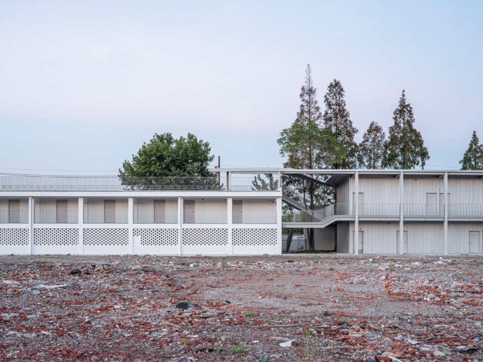 Temporary Office Building on Guangde Road for Civil Service Dock Land Base