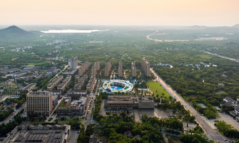 全景鸟瞰©文沛 central kindergarten