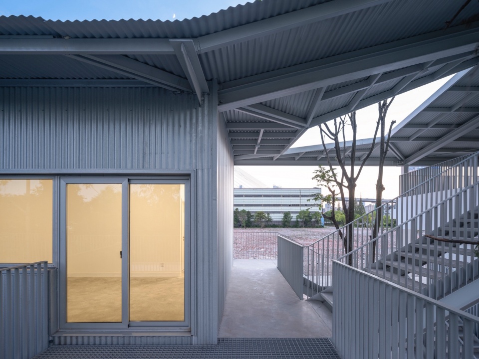 Temporary Office Building on Guangde Road for Civil Service Dock Land Base