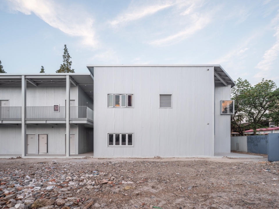 Temporary Office Building on Guangde Road for Civil Service Dock Land Base
