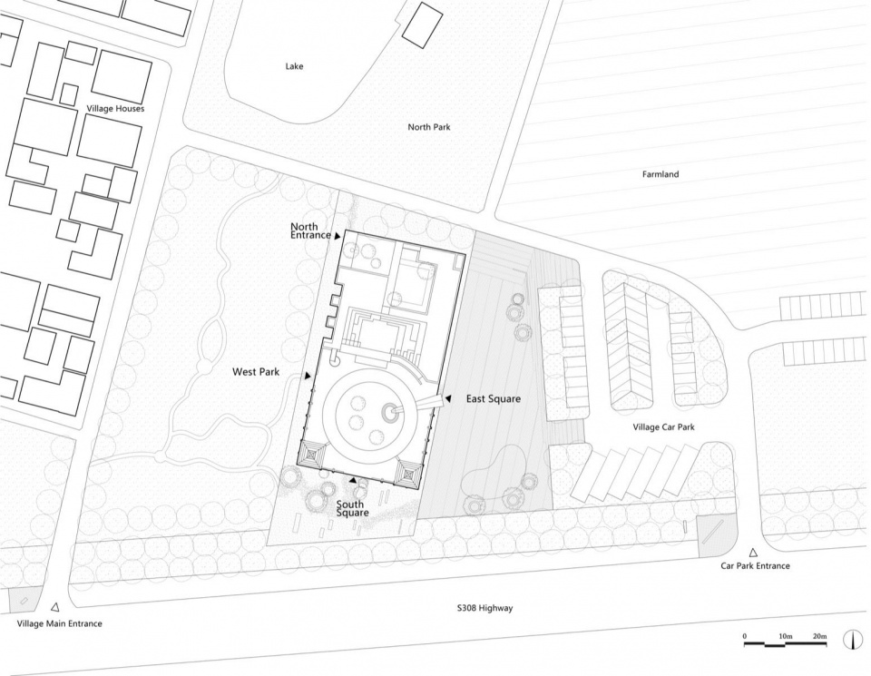 Yunzhai Community Center China by SUP Atelier of THAD xce