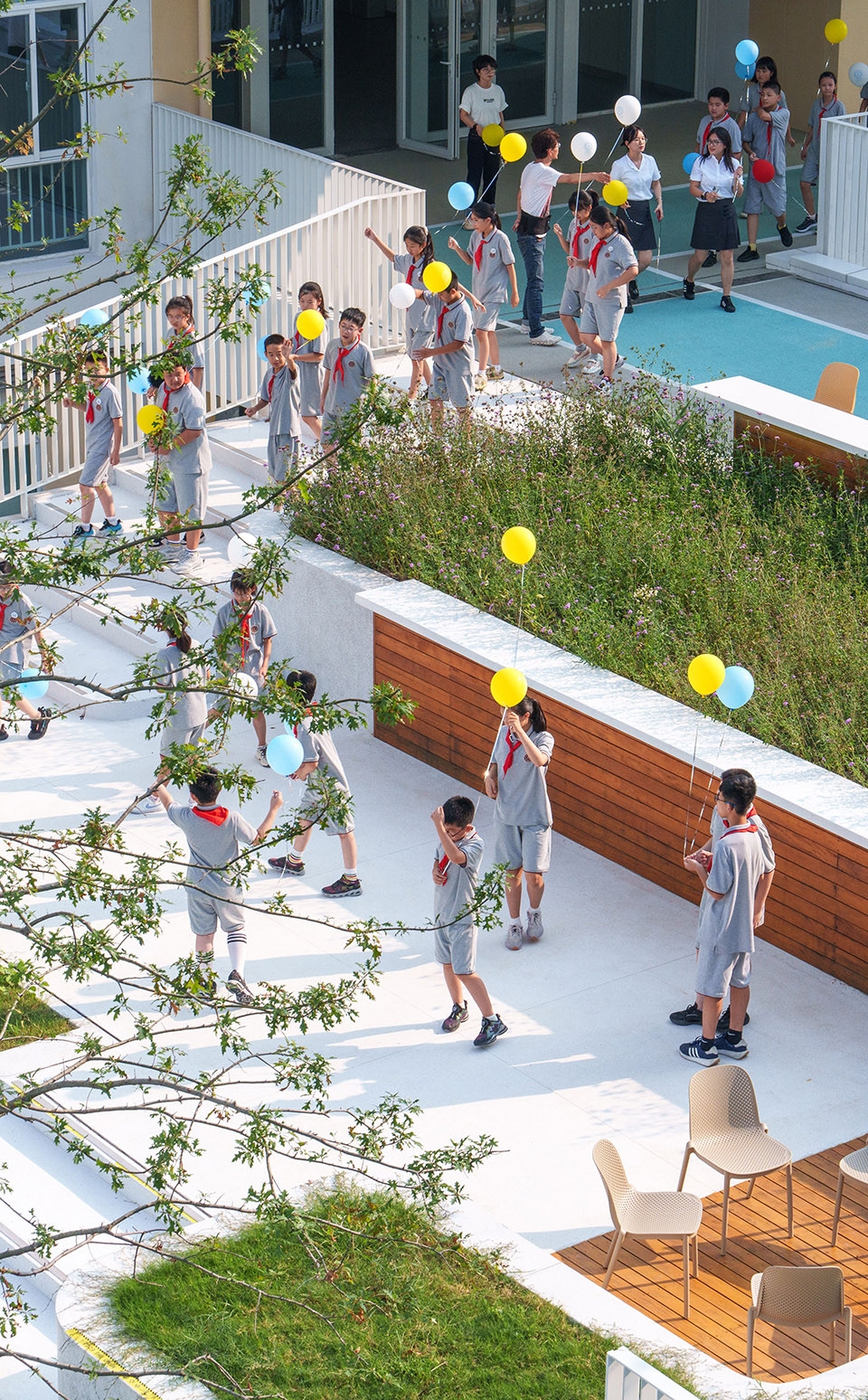 jiading new city of shanghai experimental school by da
