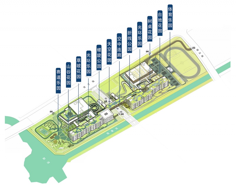 jiading new city of shanghai experimental school by da