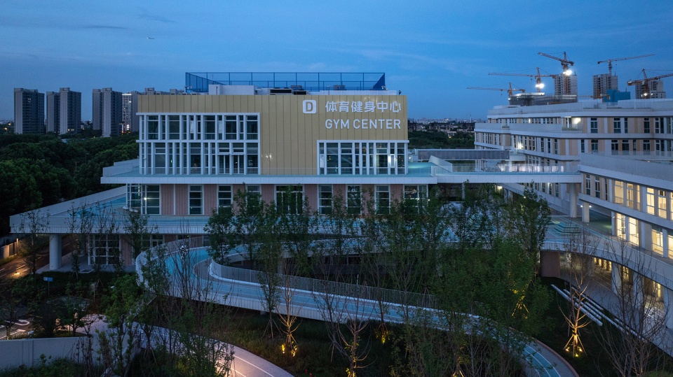 jiading new city of shanghai experimental school by da